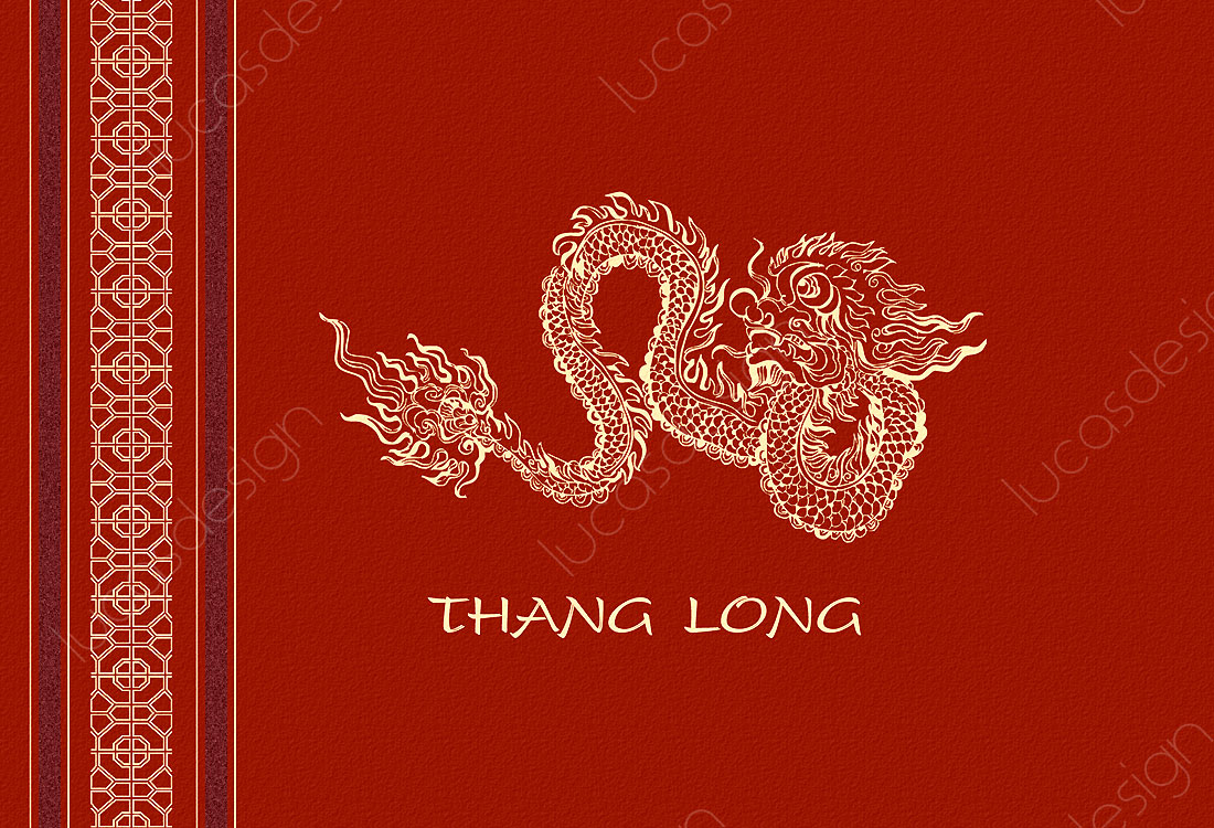 design meniu restaurant vietnamez thanglong logo thang long restaurant cu specific vietnamez