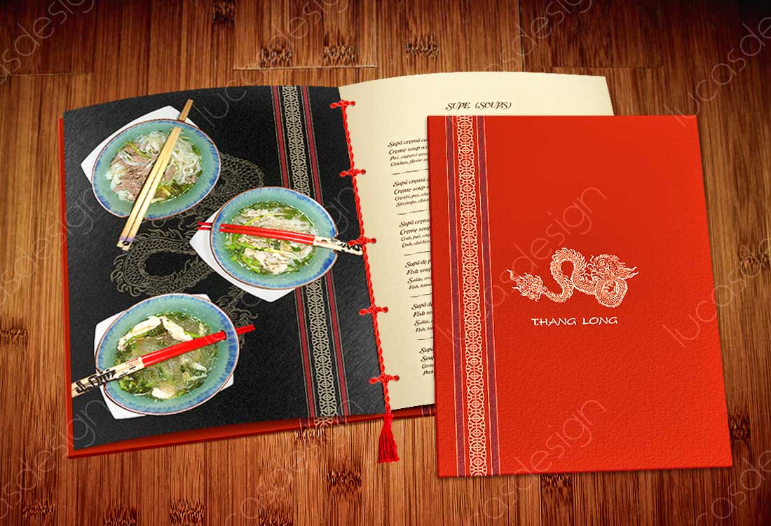 design meniu restaurant vietnamez thanglong restaurant vietnamez supe pachetele de primavara peste