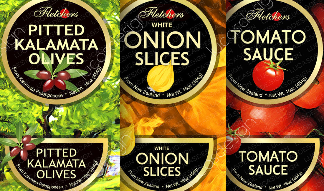 grafica ambalaj sos rosii usturoi ceapa ardei chilli masline ulei horeca