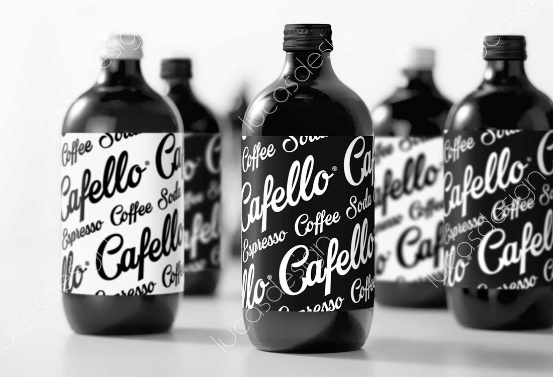 cafello brand design logo si ambalaj
