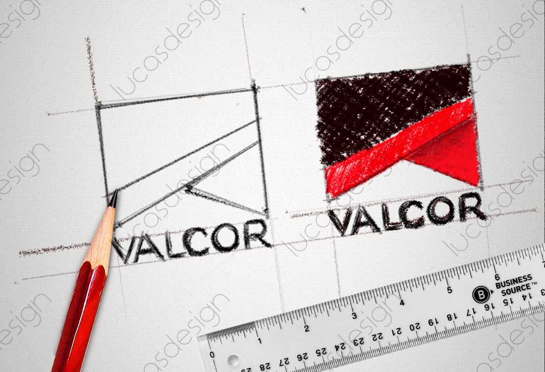 Electric Valcor logo design folder carti de vizita grafica