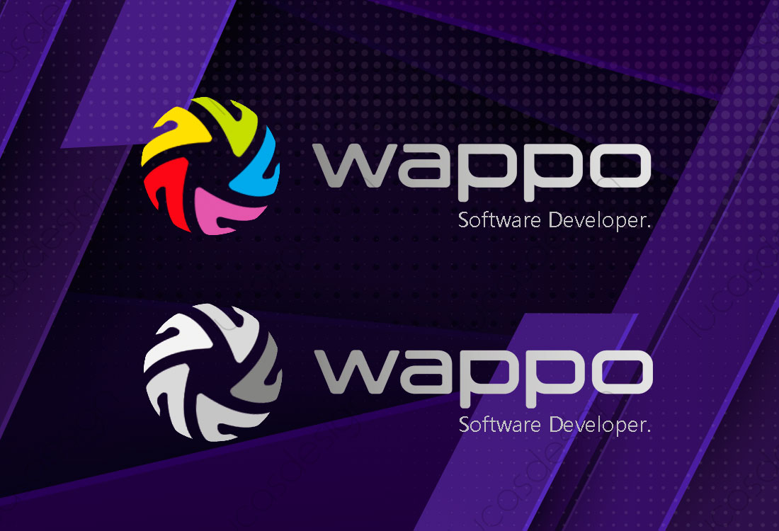 wappo php developer design logo